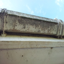 Close up before Shot Gutter of Cleaning Braintree.