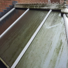 Before cleaning Conservatory Roof in Braintree