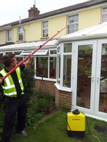 Above Conservatory Window Cleaning in Great Totham
